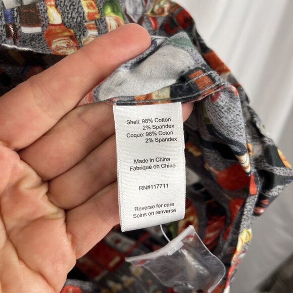 Paisley & Gray Slim Fit Wine & Spirits Cotton Dress Shirt Mens Size L 14 - Picture 4 of 11